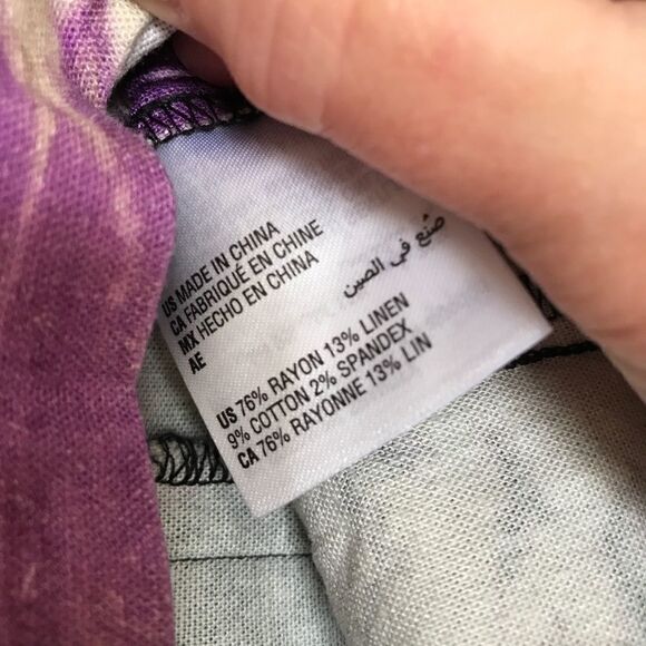 INC International Concepts Tie Dye High Rise Short - Picture 5 of 8